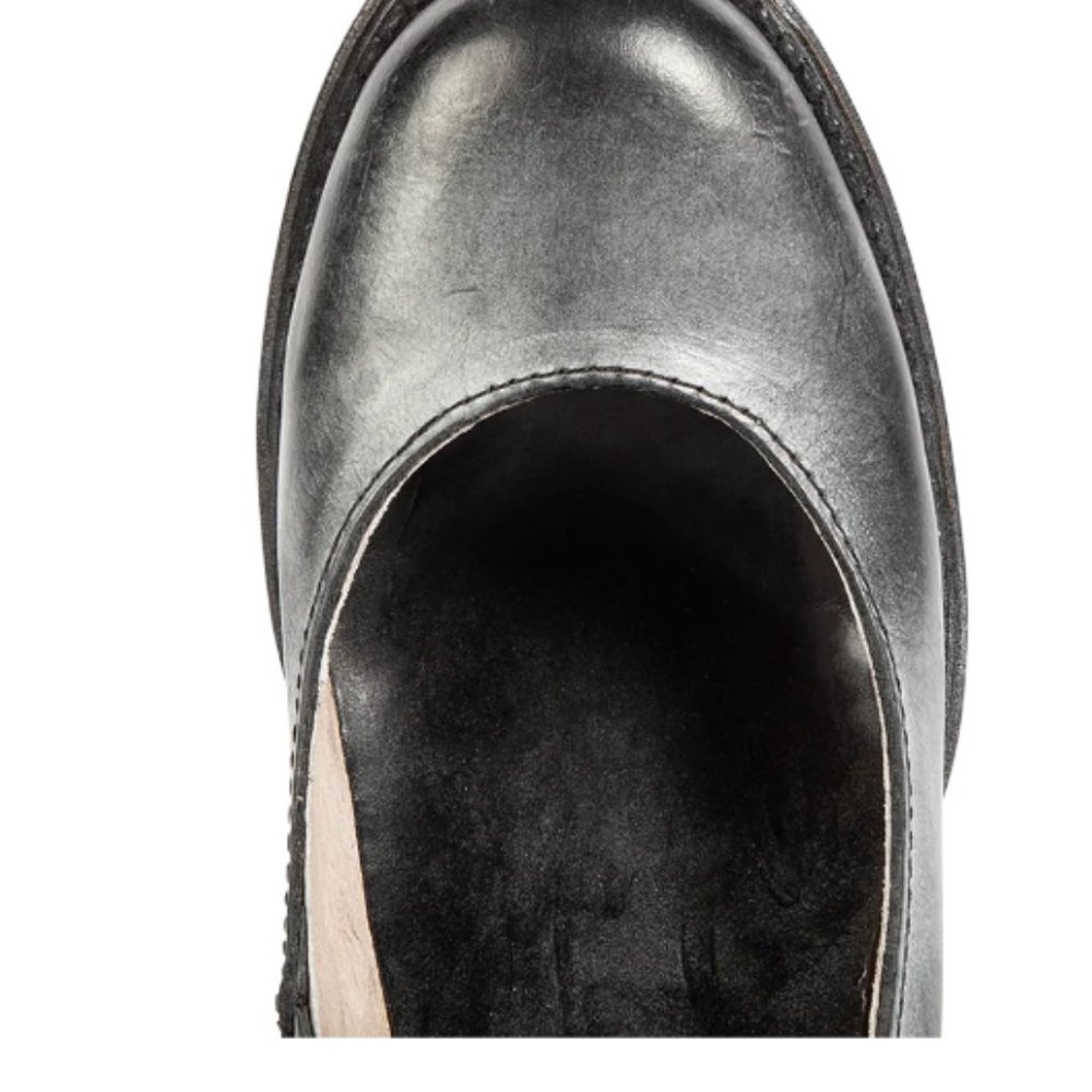 NWOB Freebird by Steven Randi Heels Black Leather Size 9 - Worn once in house - Picture 13 of 14